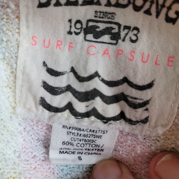 Vintage 90's Billabong Sleeveless Hoodie - Picture 4 of 4